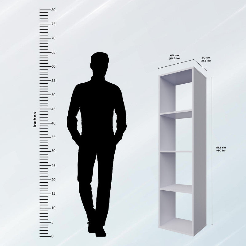 PORUNAI | Shelving Unit, 1x4 Shelving VIKI FURNITURE   