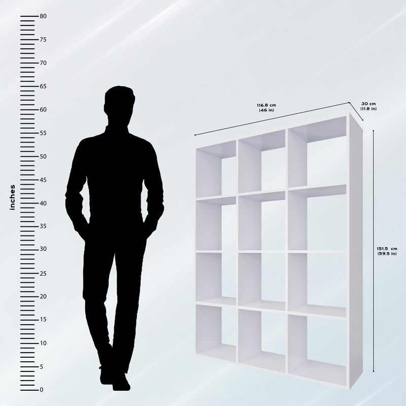 PORUNAI | Shelving Unit, 3x4 Shelving VIKI FURNITURE   
