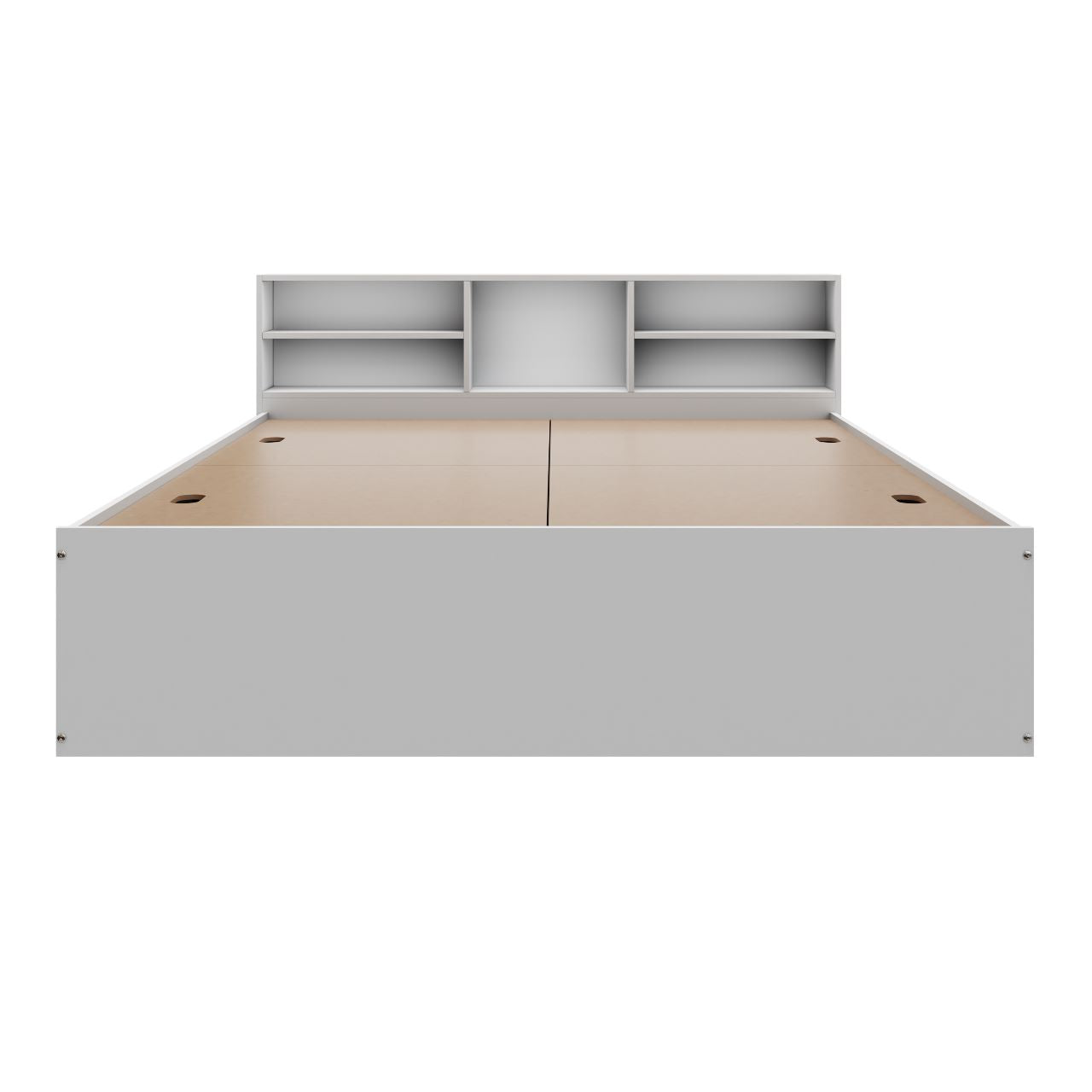 Bed With Shelf (Queen size)-2100x1700x800 Bedroom Furniture Sets VIKI FURNITURE